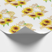 Sunflower Garden Fairy JL Biel Cadeaupapier (Hoek)