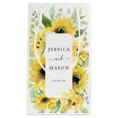 Sunflower Garden Hotel Trouwcadeau Tas Klein Cadeauzakje (Voorkant)