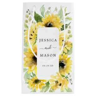 Sunflower Garden Hotel Trouwcadeau Tas Klein Cadeauzakje