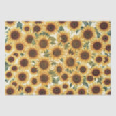 Sunflower Garden In Full Bloom Tissuepapier (Voorkant)