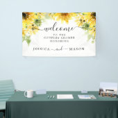 Sunflower Garden Vinyl Welcome Banner (Beurs)