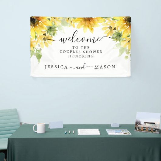 Sunflower Garden Vinyl Welcome Banner (Beurs)