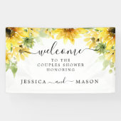 Sunflower Garden Vinyl Welcome Banner (Horizontaal)