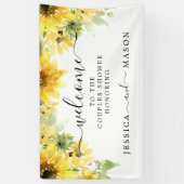 Sunflower Garden Vinyl Welcome Banner (Verticaal)