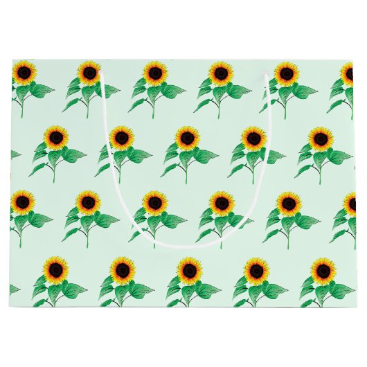 Sunflower Gift Bag Groot Cadeauzakje (Voorkant)