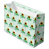 Sunflower Gift Bag Groot Cadeauzakje (Voorkant Gekanteld)