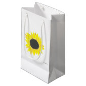 Sunflower Gift Bag Klein Cadeauzakje (Voorkant Gekanteld)