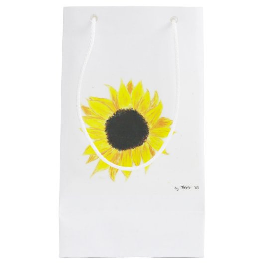 Sunflower Gift Bag Klein Cadeauzakje (Voorkant)