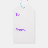 Sunflower Gift Labels Angel Cadeaulabel (Achterkant)