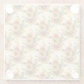 Sunflower Gifts | Sunflower Turn Surrounded Glazen Onderzetter (Achterkant)