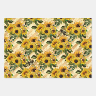 Sunflower Gifts The Sunflower Is A Favorite Emblem Inpakpapier Vel