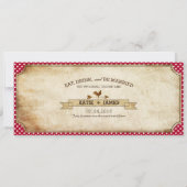 Sunflower Gingham Check Country Picnic Weddenschap Kaart (Achterkant)