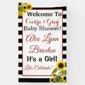 Sunflower Girl Banner (Verticaal)