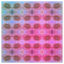 Sunflower Girly Pink Floral Waterverf Boho Design