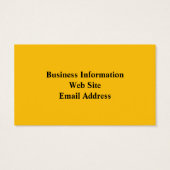 Sunflower Glory Business Card Visitekaartje (Achterkant)