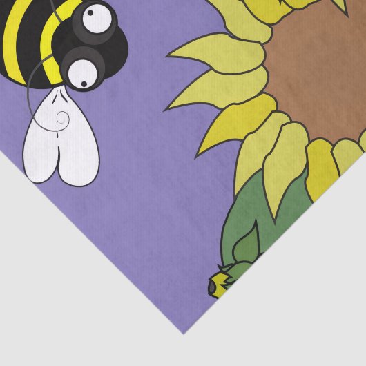 Sunflower Glow Tissue Paper Tissuepapier (Detail)