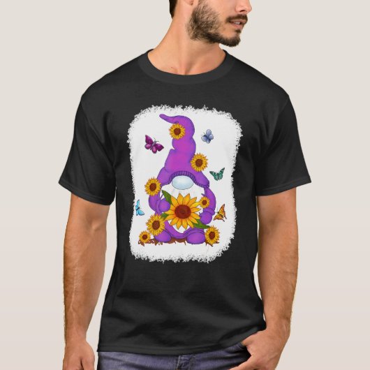 Sunflower Gnome Paint T-shirt (Voorkant)