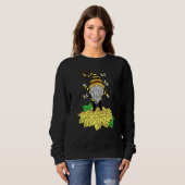 Sunflower Gnome With Bee  Hippie Gnome For Flower  Trui (Voorkant volledig)