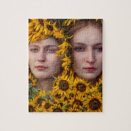 Sunflower Goddesses Jigzaag Puzzle Legpuzzel (Verticaal)
