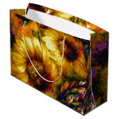 "Sunflower Gold" Groot Cadeauzakje (Achterkant Gekanteld)