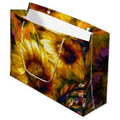 "Sunflower Gold" Groot Cadeauzakje (Voorkant Gekanteld)