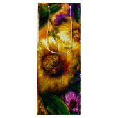 "Sunflower Gold" Wijn Cadeautas (Voorkant)