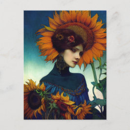 Sunflower Golden Hour Briefkaart