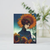 Sunflower Golden Hour Briefkaart (Staand voorkant)