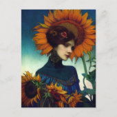 Sunflower Golden Hour Briefkaart (Voorkant)