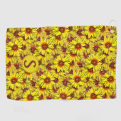 Sunflower Golf Towel Golfhanddoek (Horizontaal)