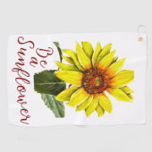 Sunflower Golf Towel Golfhanddoek (Horizontaal)