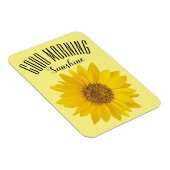 Sunflower Good Morning Sunshine Magneet (Rechterzijde)