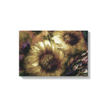 "Sunflower Goud" [ontwerp 2] 45 cm x 30 cm 