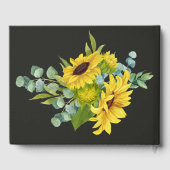 Sunflower Graduation Party aandenken Gastenboek (Achterkant)