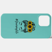 Sunflower Grammy Life Messy Bun Moederdag Case-Mate iPhone Case (Achterkant (horizontaal))