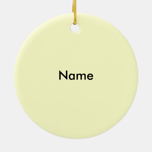 Sunflower Grandma Keramisch Ornament (Achterkant)