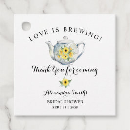 Sunflower Greenery Bedankt voor de komst van de Te Bedankjes Labels