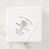 Sunflower Greenery Bedankt voor de komst van de Te Bedankjes Labels (In situ)