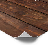 Sunflower Greenery Drink Menu Wedding Sign Poster (Hoek)