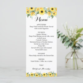 Sunflower Greenery van het menu Berichten