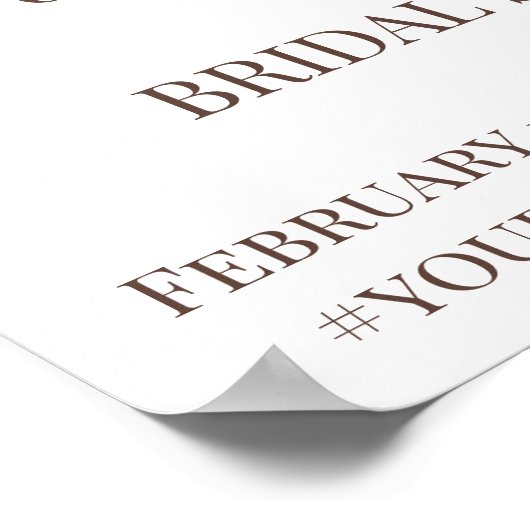 Sunflower Greenery Vrijgezellenfeest Welkomstteken Poster (Hoek)