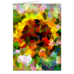 SUNFLOWER GREETINGS-KAART