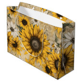 Sunflower Groot Cadeauzakje (Achterkant Gekanteld)