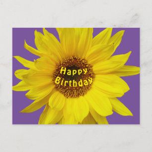 Sunflower Happy Birthday Briefkaart