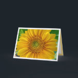 Sunflower Happy Birthday Kaart<br><div class="desc">Mooie zonnebloem. Binnenbericht volledig aanpasbaar.</div>