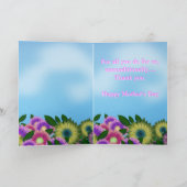 Sunflower Happy Moederdag Foto Lijst Kaart (Binnen)