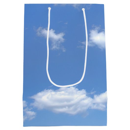 Sunflower Heart Abstract op Sky Medium Cadeauzakje (Achterkant)