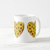 Sunflower Heart Mug Koffiemok (Voorkant rechts)