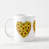 Sunflower Heart Mug Koffiemok (Links)