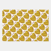 Sunflower Heart Wrapping Paper Flat Sheet Set of 3 (Voorkant 3)
